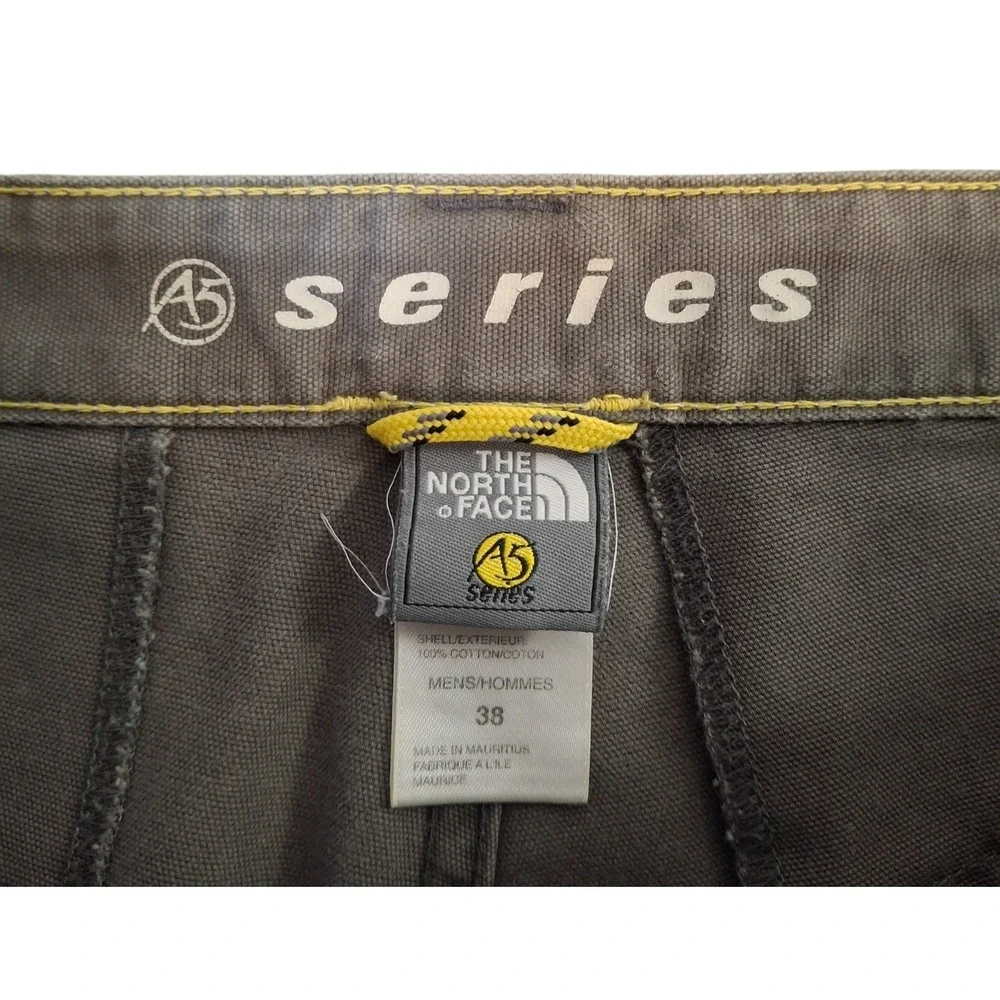 Vintage The North Face A5 Series Double-knee Work Pants Men's 38x29 Tan Canvas